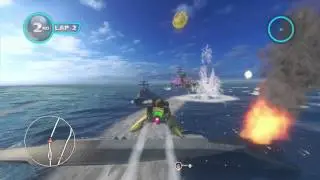 Sonic and Sega All-Stars Racing Transformed Wii U - Carrier Zone - After Burner Track (HD)