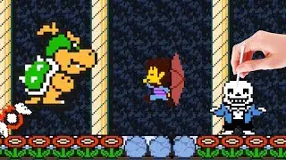 Play as Frisk! Undertale in Super Mario Maker
