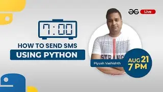 How to send SMS using Python | Piyush Vashisth