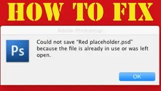 EASY FIX: Could Not Save File Already In Use Mac OS X