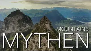 MYTHEN MOUNTAINS SWITZERLAND | CALM EPIC DRONE SHOTS
