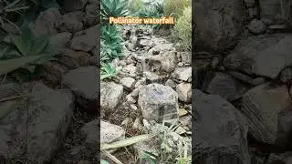 Native rock pollinator waterfalls