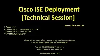 Cisco ISE v2.7 Deployment [Eng]