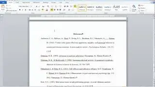APA Style (6th Ed.): Reference List - NEW VERSION IN DESCRIPTION