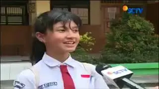 VIRAL!!..wawancara dgn Anak SD yg viral karna kecantikanya...