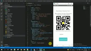 Generate QRCode in React Native | React Native Tutorials