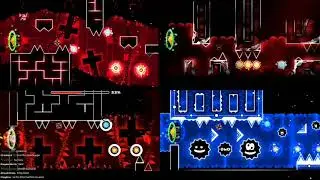 Necropolis, NecropoliX, Necromancer & Zittopolis Comparison | Geometry Dash