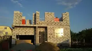 Дом из газобетона в одиночку своими руками