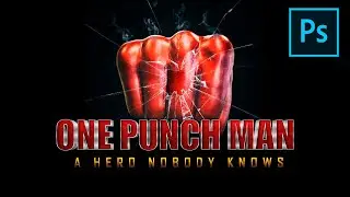 ONE PUNCH MAN Estilo de Texto con PHOTOSHOP
