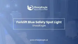 SharpEagle's Innovative Blue Safety Spotlight for Forklifts
