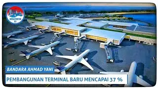 Progres Terminal Baru Bandara Ahmad Yani || Januari 2018