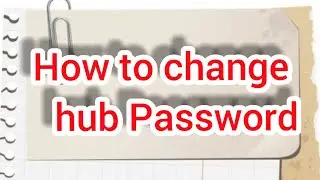 warnig!! must change hub password