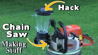 Gas Powered Blender - Will It Blend? Chainsaw Hack 2