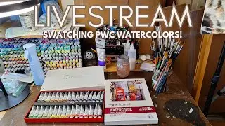 Livestream: Chatting and Swatching My PWC Watercolors!