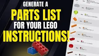 How to Generate a Perfect LEGO Parts List with Bricklink STUDIO!