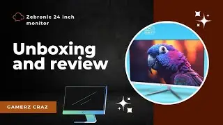UNBOXING OUR NEW MONITOR | Zebronics 24 inch (60.4 cm) LEDMonitor Full HD Display, Zeb-A24FHD LED