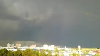 Радуга после дождя.