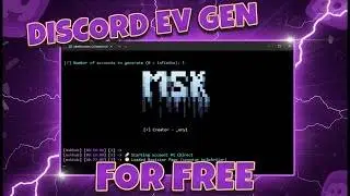 Premium Discord Account Generator | Fast Token & EV Generator
