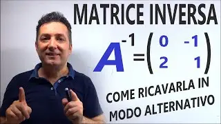Calcolare la matrice inversa con un metodo alternativo