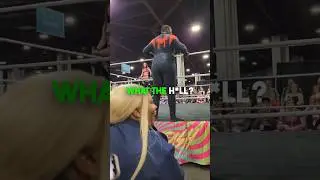 Fan Sneaks Into Wrestling Ring, Shows Off Moves