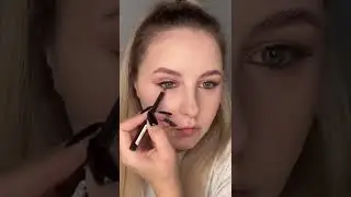 Наглядный пример, что карандаш не уменьшает глаза