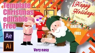 FREE Christmas template Video
