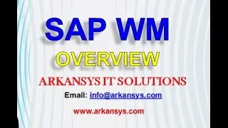 SAP WM ONLINE TRAINING | WM TRAINING MANAGEMENT | WM TUTORIALS