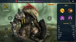 Rhazin with savage set