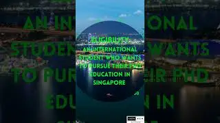 Singapore Graduate Award  Scholarship for international Students | Study in 