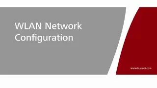 WLAN Network Configuration using CLI