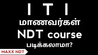 Students who have completed ITI course can do NDT(non destructive testing) | MAXX NDT Institute|