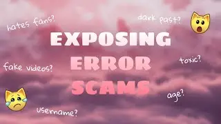 EXPOSING ERROR SCAMS AJ + 5 BLACKOUT SPIKE GIVEAWAY!