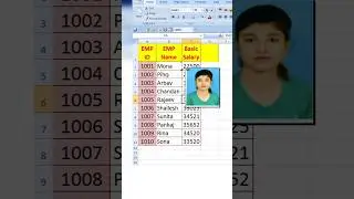 How to add employees photo in Excel । 