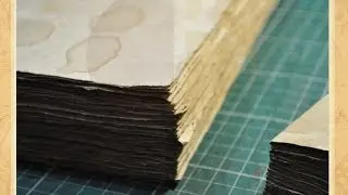 Como envelhecer papel #1 - DIY - Estúdio Brigit