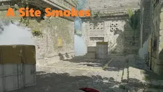 CS2 Ancient A site Smoke Line Ups!!!!