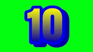 ⏰10 Second Green Screen Timer ⌛ 10 Second Countdown Timer 🕰️ 10 Second Interval Timer