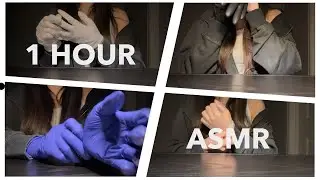 1 HOUR of GLOVE ASMR ( enjoy )