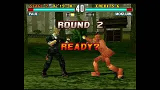 Paul With Jin Kazama Fighting Style Stun Mokujin and mokojin Dont Know How to Fight Tekken 3