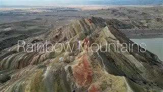Rainbow Mountains in David Gareji Desert, Georgia