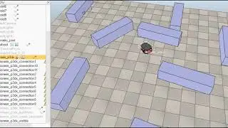 Robot simulator with a python interface