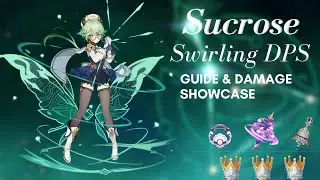 Sucrose DPS SMACKS | Genshin Damage Showcase