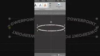 ТЕКСТ В ВИДЕ КРУГА в PowerPoint 