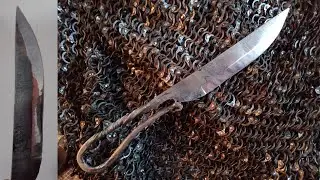 КОВКА НОЖА КУЯБРИКА ИЗ РЕССОРЫ
