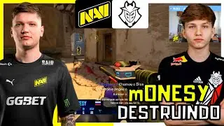 NAVI vs G2 (Mirage - Mapa 2) s1mple x m0NESY - Gaules Apoka e mch