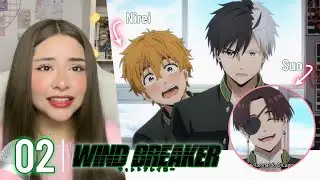 Conociendo a Nirei y Suo 😭🩷  | Reacción WIND BREAKER Episodio 2