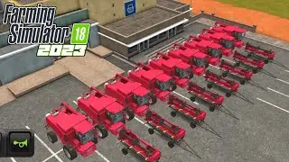 Fs18, 10 New Harvesters Added in Farming Simulator 18, Fs18 Gameplay #skullgaming #timelapse #new