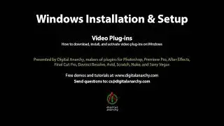 Download, Install and activate Your Video Plugin on Windows