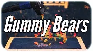 Sledgehammer vs Gummy Bears in Slow Motion! - SLEDGE