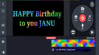 HOW TO MAKE TEXT ANIMATION VIDEO || HAPPY BIRTHDAY TEXT ANIMATION VIDEO IN KINEMATER