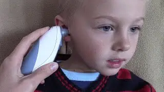 Infrared Ear Thermometer. Digital Thermometer for Kids. How to Take a Child's Temperature